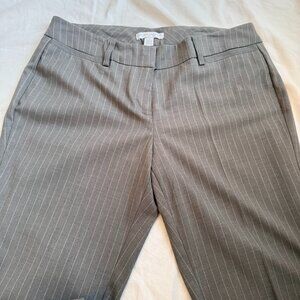 NY&Co Stretch Dress Pants – Petite 4 – Gray Pinstripe